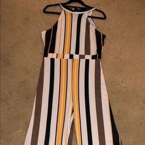 Women’s striped one pice pants jumper